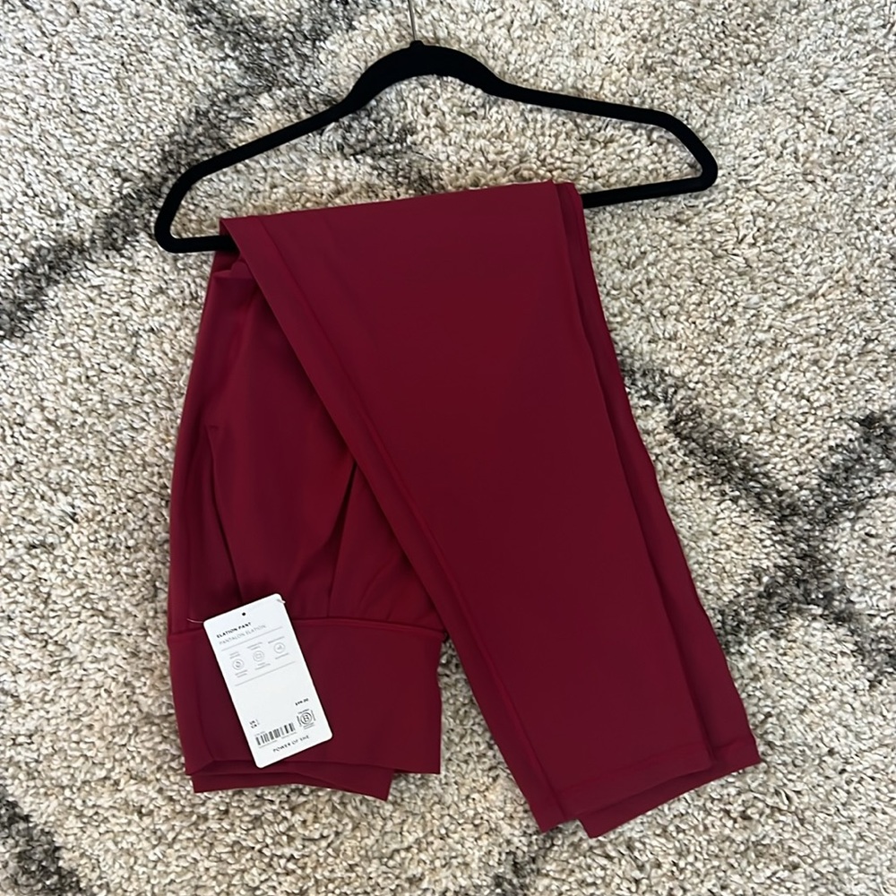 NWT Athleta elation pant coffeeberry size s